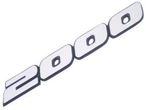 Emblema 2000 Linha VW Santana 1991 a 1998