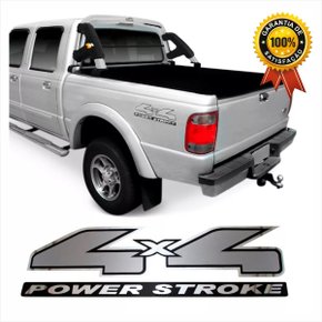 Emblema 4x4 Power Stroke Ranger 2003 a 2004