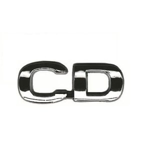 Emblema CD Cromado Linha GM