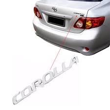 Emblema Corolla Cromado 2009 a 2014
