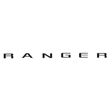 Emblema Faixa Tampa Traseira Ranger 2013 a 2016 Preto