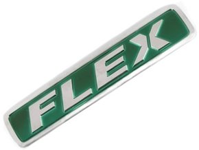 Emblema FLEX Linha Honda Civic Fit City Verde