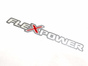 Emblema FLEXPOWER Linha Gm 2002 a 2012 Adesivo