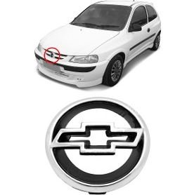 Emblema Grade Celta 2000 a 2003 Preto e Cromado