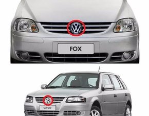 Emblema Grade Gol Parati Saveiro Fox 2006 a 2014 Cromado