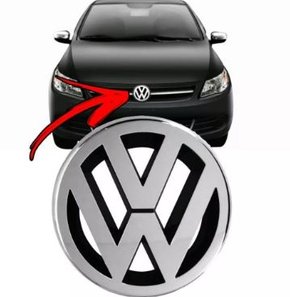 Emblema Grade Gol Voyage Saveiro G5 2008 a 2013 Cromado