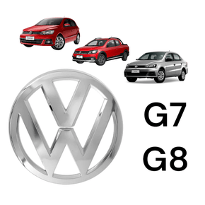 Emblema Grade Gol Voyage Saveiro G7 G8 2017 a 2022 Cromado