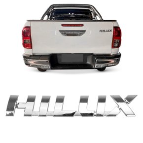 Emblema HILUX Hilux 2016 a 2022 Cromado