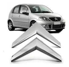 Emblema Logo Marca da Grade Citroen C3 2009 a 2012