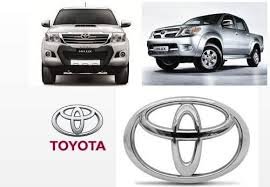 Emblema Logo Marca da Grade Linha Toyota Hilux 2005 a 2015 Cromado