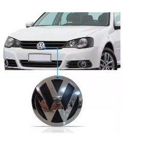 Emblema Logo Marca da Grade Linha VW Golf 2008 a 2014 