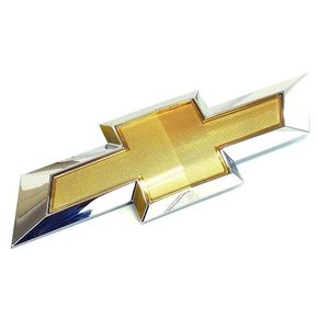 Emblema Logo Marca Gravata GM Agile Montana 2010 a 2019 Porta Mala Dourada