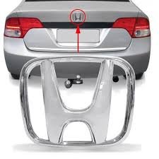 Emblema Logo Marca Honda Porta Mala Civic 2007 a 2011 Cromado