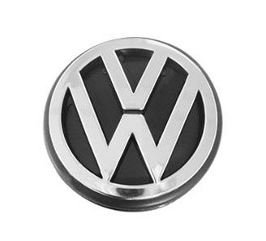 Emblema Logo Marca VW Porta Mala Gol Parati Voyage Saveiro G1 1991 a 1995 Cromado