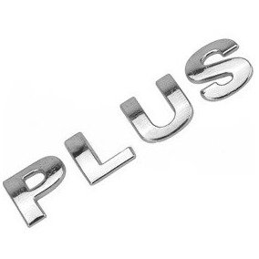Emblema PLUS Linha VW Pequeno Cromado
