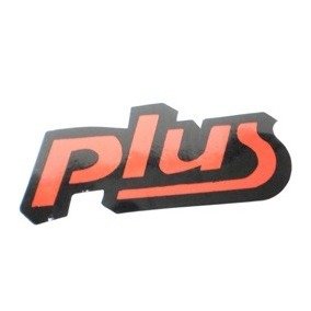 Emblema PLUS Linha VW Vermelho Adesivo