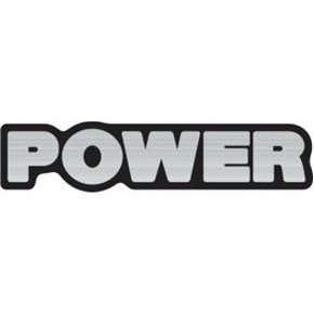 Emblema POWER Linha VW Prata Resinado