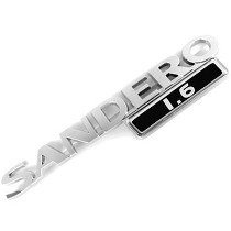 Emblema SANDERO 1.6 Sandero 2009 a 2012 Cromado