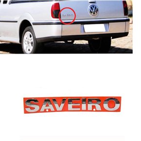 Emblema SAVEIRO Saveiro G3 2000 a 2006 Cromado