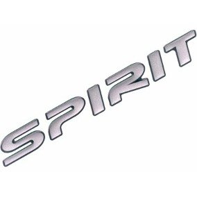 Emblema SPIRIT Celta Prisma 2009 a 2014 Resinado