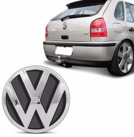 Emblema Tampa VW Gol Saveiro G3 G4 2000 a 2012 Cromado