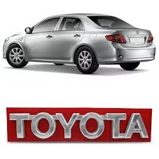 Emblema TOYOTA Corolla 2009 a 2014 Cromado