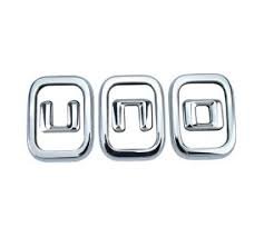 Emblema UNO Uno Novo 2011 a 2018 Cromado