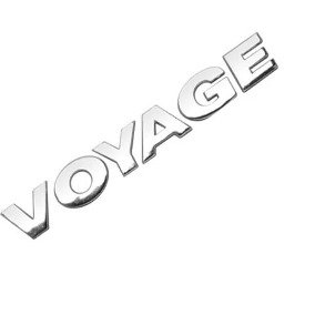 Emblema VOYAGE Voyage 2013 a 2016 Cromado