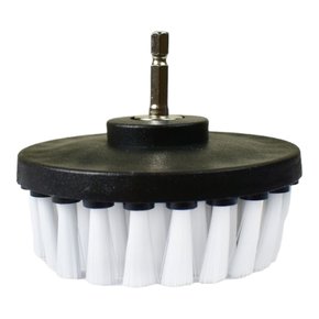 Escova Para Limpeza de Estofados Macia 120MM Rosca M14 Branca SIGMA