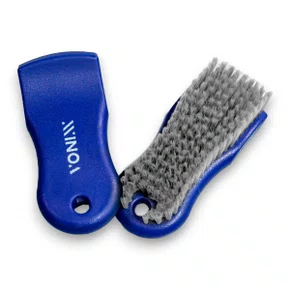 Escova Para Limpeza Tecidos e Couros Com Cerdas Macias VONIXX