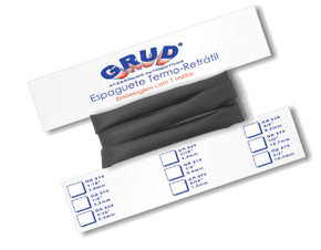 EspagueteTermo Retratil 1/8 3,2mm 1 Metro Anti chamas