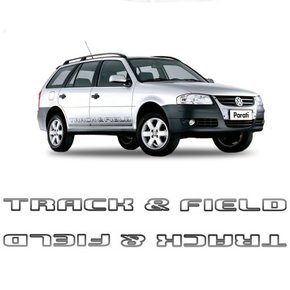 Faixa Lateral Porta Parati Track Field 2006 a 2012 Grafite