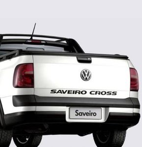 Faixa Tampa Saveiro Cross G5 2008 a 2013 Preto