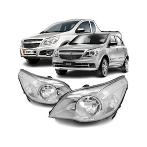 Farol Agile Montana 2010 a 2020 Cromado Direito