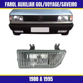 Farol Auxiliar Gol/Parati/Voyage/Saveiro 1988 a 1995 Esquerdo