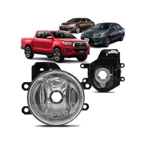 Farol Auxiliar Milha Corolla Hilux 2014 a 2019 Lado Esquerdo