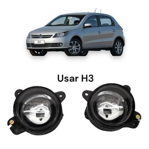 Farol Auxiliar Milha Gol Voyage Saveiro G5 Saveiro Trend e Tropper G6 Golf 2007 a 2013 Par