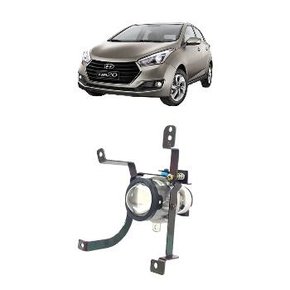 Farol Auxiliar Milha HB20 HB20S 2016 a 2019 Lado Esquerdo