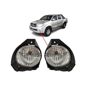 Farol Auxiliar Milha Hilux SR SRV 2009 a 2011 Lado Esquerdo