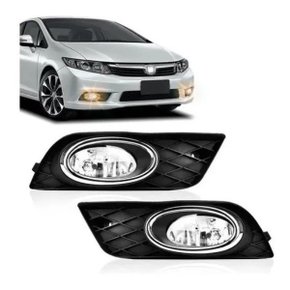 Farol Auxiliar Milha New Civic 2012 a 2014  Lado Direito