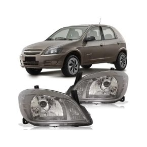 Farol Celta Prisma 2006 a 2014 Fumê Claro Direito
