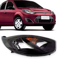 Farol Fiesta 2011 a 2014 Mascara Negra Foco Duplo Lado Esquerdo Motorista TYC