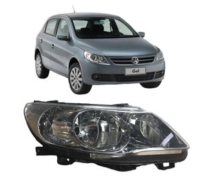 Farol Gol Saveiro Voyage G5 2008 a 2013 Foco Duplo Direito Caroneiro