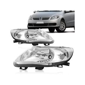 Farol Gol Saveiro Voyage G5 2008 a 2013 Foco Simples Esquerdo