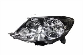 Farol hilux SW4 05 a 08 Foco Duplo Cromado Esquerdo