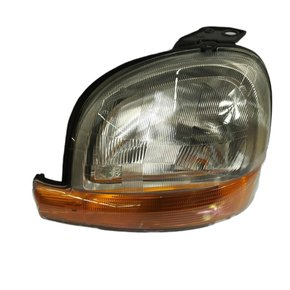Farol Kangoo 98 a 08 Mascara Cromada Pisca Laranja Esquerdo