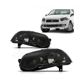 Farol Palio Siena Strada Weekend 2008 a 2020 Foco Duplo Negro Esquerdo