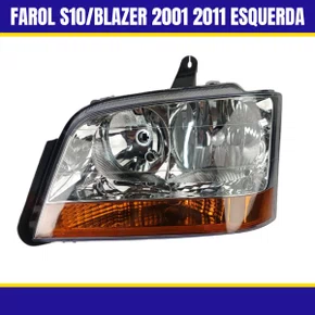 Farol S10/Blazer 2001 A 2011 Pisca Ambar Esquerda