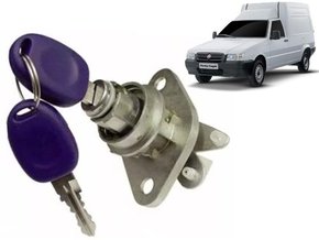Fechadura Porta Traseira Fiorino Com Clindro 03 a 16