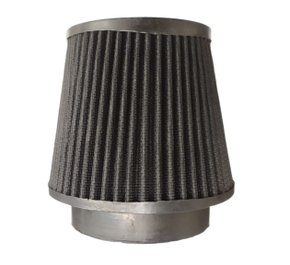 Filtro De Ar Esportivo Mono Fluxo Preto 85 mm DVS